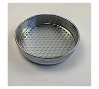 Lab Equipment Dia 20cm Stainless Steel Net Soil Sieve Round Hole Sieve Dual Chrome Punched Frame Laboratory Test Sieve(6 mesh(3mm))