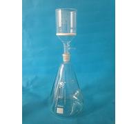 Lab Filtration Set with 500ml Buchner Funnel and Erlenmeyer Flask - 24/40 Joint, Borosilicate Glass, Coarse Filter(2LFlask 500mlFunnel)