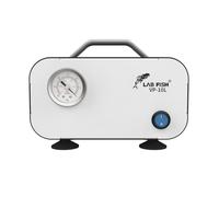 LAB FISH Lab Vacuum Pump 10L/min Portable Oilless Diaphragm Vacuum Filtration & Rubber Tube