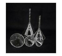 Lab Glass Funnel 30mm/40mm/50mm/60mm/75mm/80mm/90mm/100mm/120mm Lab Glassware Triangle Funnel(100mm)