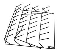 Lab Glassware Drying Rack Wall Mounted Iron Storage Shelf Detachable Pegs for Laboratory Glassware, Large Capacity and Multifunctional Use, for Drying and Markets