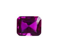 Lab Grown Gemstone Radiant Cut Multiple Colors Suitable For Ring Necklaces Earring Custom Inlays With AGL Certificate, 8x10mm, Lab Grown Gems, lab grown gems