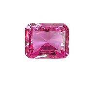 Lab Grown Gemstone Radiant Cut Multiple Colors Suitable For Ring Necklaces Earring Custom Inlays With AGL Certificate, 8x10mm, Lab Grown Gems, lab grown gems