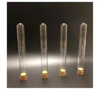 Lab Instruments Equipment 100 Pieces/Pack 15x150mm Lab U-shape Round Bottom Glass Test Tube With Cork