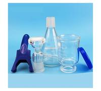 Lab Instruments Equipment 1000mL Vacuum Filtration Apparatus With Rubber Tube 1L Glass Sand Core Solvent Unit Device
