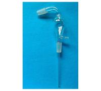 Lab Instruments Equipment 100ml 24/40 Glass Steam Head Shape Sloping Labware