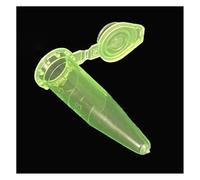 Lab Instruments Equipment 100pcs 0.5ml Lab Clear Plastic Tube Centrifuge With Cap Container For Laboratory Specimen Lab Supplies(Green (100pcs))
