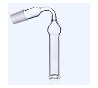 Lab Instruments Equipment 14/23 19/26 24/29 29/32 Male Joint Staight Return Bend U-Type Boro. Glass Tube Lab Glassware Experiment(Elbow 19-26)