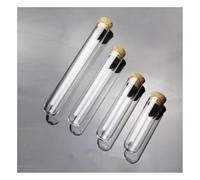 Lab Instruments Equipment 15pcs/lot 15x150mm Borosilicate Lab Glass Tube With Cork Stopper Blowing Glass Tube For Scientific Experiments