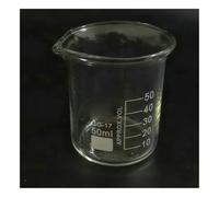 Lab Instruments Equipment 1PCS 25ml To 2000ml Transparent Graduated Glass Beaker Lab Cup Glassware Experiment Tool(50ml)