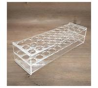 Lab Instruments Equipment 1pcs Clear Organic Glass Tube Rack Centrifuge Tube Holder Storage Stand Shelf Hole Size 13/16/19/21/26/31mm Lab Consumable(21mm 40holes)