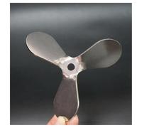 Lab Instruments Equipment 1pcs DIA 40/50/60/70/80/100/120mm 304 Stainless Steel Three-blade Stirring Paddle Laboratory 45 Degree Stirring Blade(8cm blade)