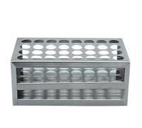 Lab Instruments Equipment 1Pcs Lab Stainless Steel Tube Holder Colorimetric Tube Stander For Experiment(19mm 40holes)