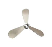 Lab Instruments Equipment 1pcs OD60mm To 200mm Stainless Steel Impeller Type Three - Blade Stirrer Paddle Stirring Blade(OD100mm-hole15mm)