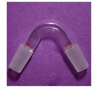 Lab Instruments Equipment 24/40 Distillation Adapter Both Glass Groud Joints Adapter 75 Bend