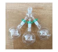 Lab Instruments Equipment 24/40 Lab Short-Path Distillation Receiver With 3Pcs 500ml Flask, Lab Glassware