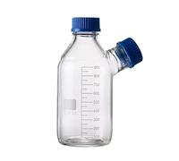 Lab Instruments Equipment 250ml-2000ml Screw Top Two/Three/Four Necked Phase Vials Laboratory(Two-necked500ml)