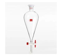Lab Instruments Equipment 60ml-1000ml Lab Glass Shaped Separatory Funnel Separating Separation(60ml Glass piston)