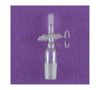 Lab Instruments Equipment Lab Glass Valve Adapter With Valve Size 24/29 OD Of The Hose Is 8mm
