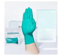 Lab Instruments Equipment Lab Gloves Nitrile Gloves Acid And Rubber Latex Disposable Lengthening Gloves(Green-50Pcs-M)