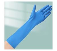 Lab Instruments Equipment Lab Gloves Nitrile Gloves Acid And Rubber Latex Disposable Lengthening Gloves(Blue-L-20Pcs)