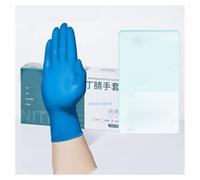 Lab Instruments Equipment Lab Gloves Nitrile Gloves Acid And Rubber Latex Disposable Lengthening Gloves(Blue-100Pcs-L)