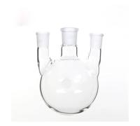 Lab Instruments Equipment LH-10- Borosilicate Glass Straight Three-necked Round Bottom Flask Capacity 250mL/500mL/1000mL(LH-10-5099)