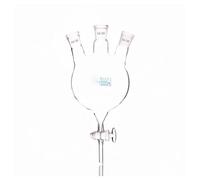Lab Instruments Equipment Three-necked Round Bottom Flask Oblique Shape 50mL-1000mL-5000mL Joint 24/29 With Three Necks Standard Ground Mouth Switch(300mL)
