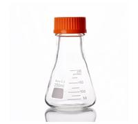 Lab Instruments Equipment Triangle Reagent Bottle With Yellow Screw Cover Borosilicate Glass 250mL-5000mL(250mL)