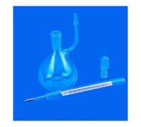 Lab Instruments Equipment With Thermometer Glass Specific Gravity Bottle 25/50ml Science Labware(50ml)