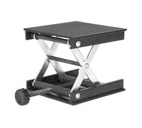 Lab Jack Stand, Precision Adjustable Laboratory Lifting Platform,90x90mm Heavy Duty Metal Scissor Jack for Stable Support in Electronics Assembly, University Research & Science Experiments