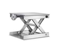 Lab Lift Support: Adjustable & Durable Lab Jack, Smooth Height Regulating Screw, Heavy Duty Scissor Mechanism Design | Handy Stand For Ins