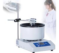 Lab Magnetic Mixer, Laboratory Magnetic Stirring Heating Pot,Water Bath & Oil Bath Liquid Digital Magnetic Mixer,2A