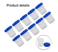 Lab Measuring Cups 120ml Plastic with Lab Measuring Cups 120ml | Precise embossed graduations, clear translucent walls, easy-to-read oz/ml marks, smooth interior for mixing(2)