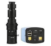 Lab Microscope Accessories 1080P IMX307 AF Autofocus Measuring Video HDMI Microscope Camera with 500X Lens for Industrial Inspection