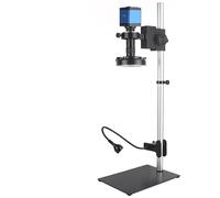 Lab Microscope Accessories 48MP 4K 2K 1080P HDMI VGA USB Industrial Video Digital Microscope Camera 1-130X Zoom C Mount Lens for PCB Phone Repair Soldering(D 13MP HDMI VGA)