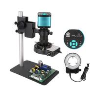 Lab Microscope Accessories 4K 48MP USB 60FPS Monocular Video Microscope Sets 38MP/16MP/13MP/8MP Digital Camera Lens