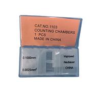 Lab Microscope Accessories Count Plate Glass Microscope Slide with Grid Counting Chambers(1PCS)