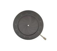 Lab Microscope Equipment 1.5-34mm Metal Adjustable Optical Amplifying Iris Diaphragm Aperture Condenser for Digital Camera Microscope, with 14 Diaphragm Blades Microscope Accessories