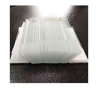 Lab Microscope Equipment 50PCS 25x76 Mm Blank Microscope Glass Slides Single Side Frosted Slides Microscope Accessories