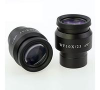 Lab Microscope Equipment WF10X/22MM Microscope Eyepiece Accessories Diopter Adjustable Microscope Accessories (Color : 2pcs WF10X 23mm)