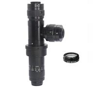 Lab Microscope Replacement Parts 200X Two Ways Dual Head Adjsutable Coaxial Light Parallel Optical Microscope Industry Camera C-Mount Zoom Lens