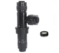 Lab Microscope Replacement Parts 200X Two Ways Dual Head Adjsutable Coaxial Light Parallel Optical Microscope Industry Camera C-Mount Zoom Lens