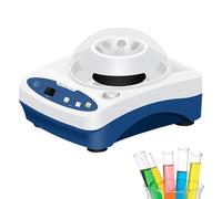 Lab Mini Centrifuge Machine, Micro High Speed Centrifuge, 0 to 99min Time Range, Speed 6000RPM, 8 Holes Serum Separator with Transparent Smart Operation Cover, for Experimental Teaching