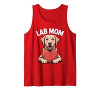 Lab Mom Labrador Retriever Dog Big Heart Lover Tank Top