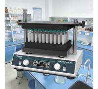 Lab Multi-Tube Vortexer Mixer, Quiet Operation Vortex Mixer for 1.5ml/2ml/5ml/10ml/15ml/50ml Tube, Speed range 500~3000rpm with 3 Modules for Chemical, Biological.