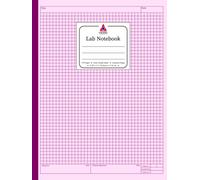 Lab Notebook: Laboratory Notebook for Scientific Studies. 5mm Grid Graph Paper. Numbered Pages. Contents Pages. 192 pages. 8.25"x11". Pink Hardcover Edition. (Lab Notebooks)