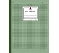 Lab Notebook: Laboratory Notebook for Scientific Studies. 5mm Grid Graph Paper. Numbered Pages. Contents Pages. 192 pages, 8.25"x11". Green Hardcover Edition. (Lab Notebooks)