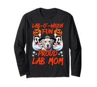 Lab-O-Ween Fun Proud Lab Mom Long Sleeve T-Shirt