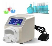 Lab Peristaltic Pump 1500ml/Min, 75W High Flow Dosage Machine, 4.3in LCD Display, Closed Loop Stepper Motor, 350rpm Variable Speed for Liquid Filling